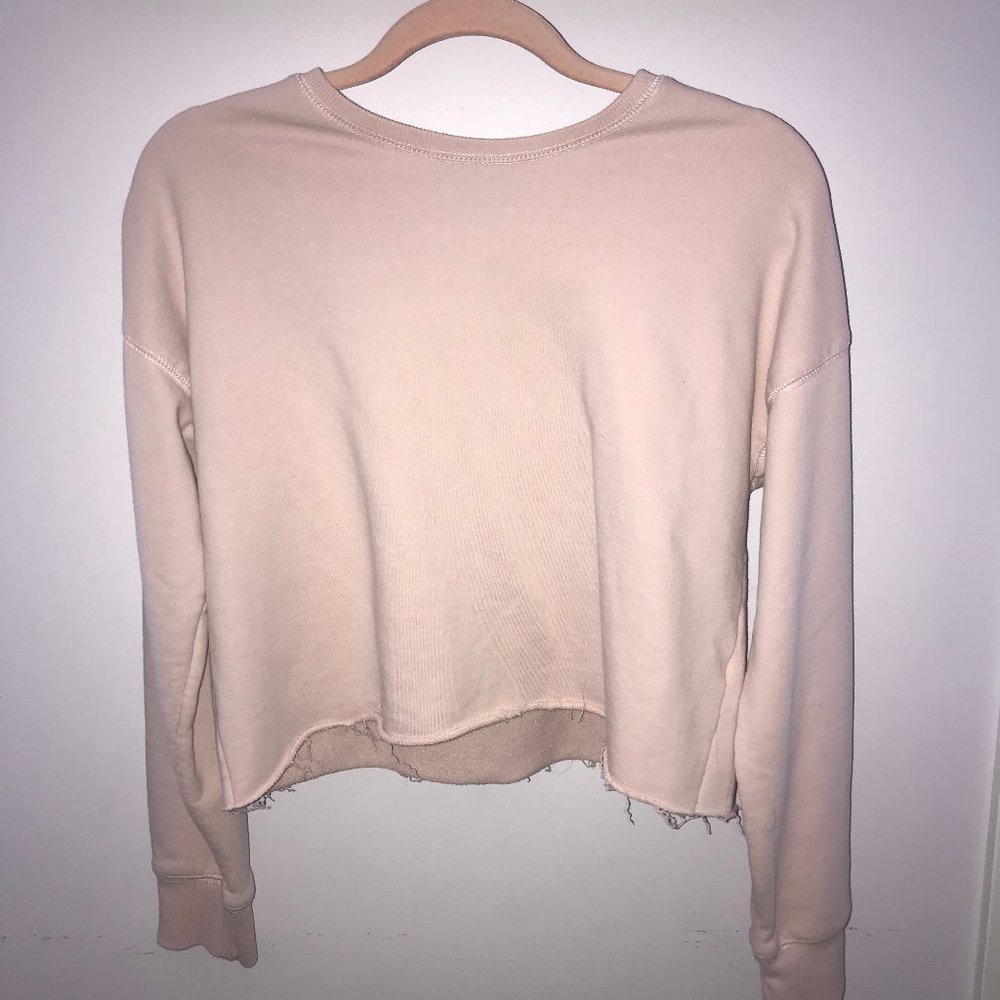 Cropped Pink Sweatshirt